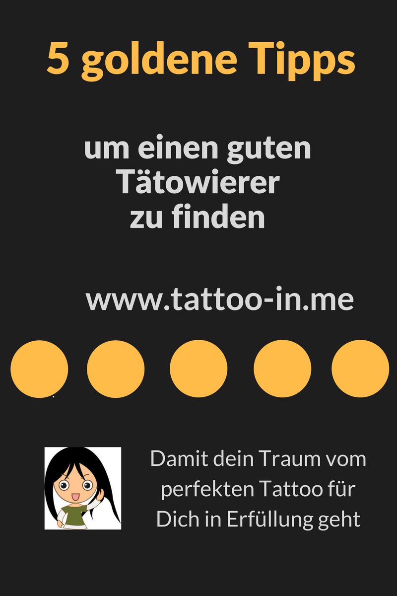 Mein erstes Tattoo 5 tipps um den richtigen Tätowierer zu finden