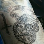 #scarification #inkrubbing Inkrubbing Resultat